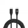 USB-C-kaapeli Tellur TLL155751 PD 60W 1,8 m musta