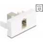 Patch-paneelimoduuli DELOCK 90900 beige Simplex SC-liitäntä