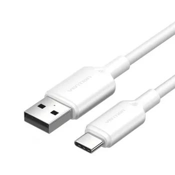 Kaapeli USB-C - USB 2.0/1M valkoinen Ctqwf Vention