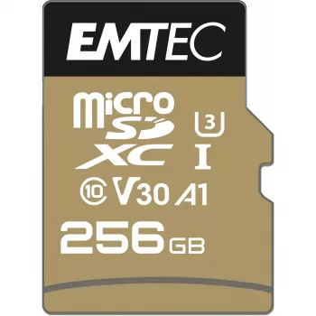 Flash-muisti Emtec SpeedIN Pro 256 GB MicroSDXC UHS-I Class 10
