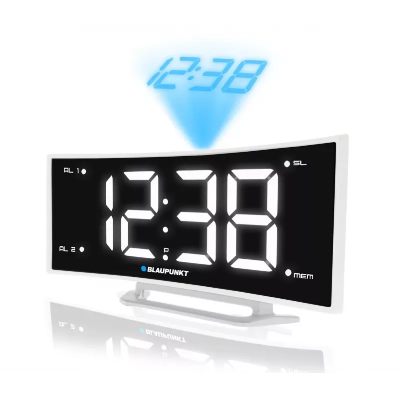 Blaupunkt CRP7WH kello mustavalkoinen radio (CRP7WH)