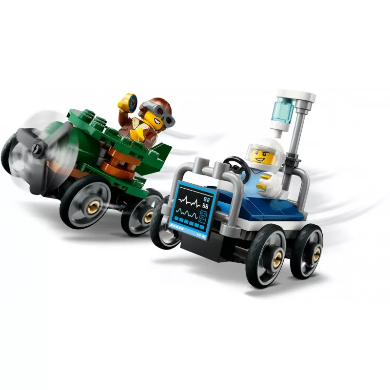 LEGO CITY 60459 lentokone vs. sairaalasänky