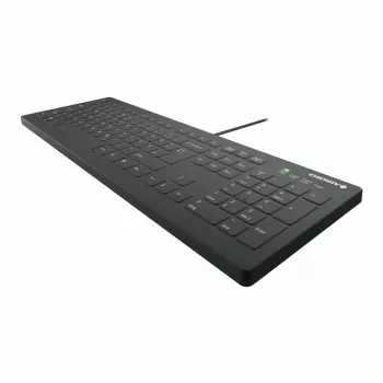 CHERRY AK-C8112 Medical USB QWERTZ saksa musta valkoinen täysikokoinen näppäimistö