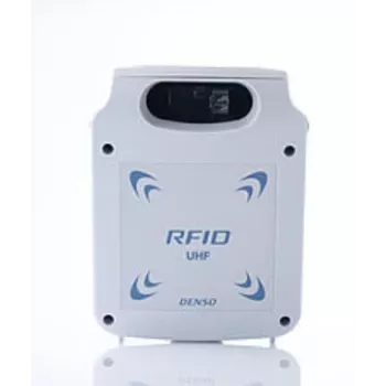 RFID-lukija Denso SP1-QUBi Bluetoothilla ja USB:llä, sisäänrakennettu 2900 mAh Li-Ion-akku, valkoinen
