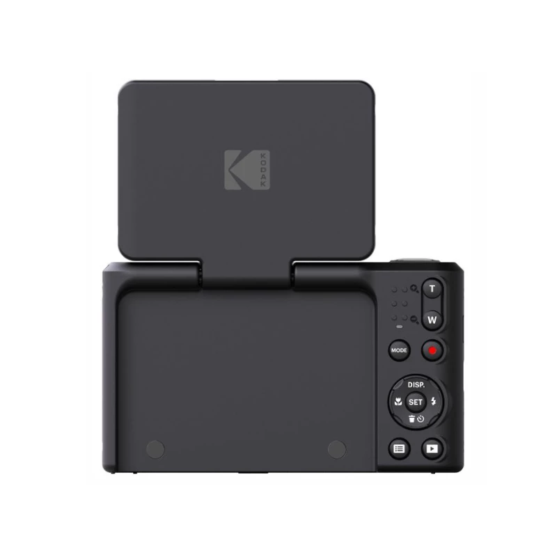 Kodak PIXPRO C1 kompaktikamera musta – 13 MP CMOS – Full HD – 2,8 tuuman taittuva LCD