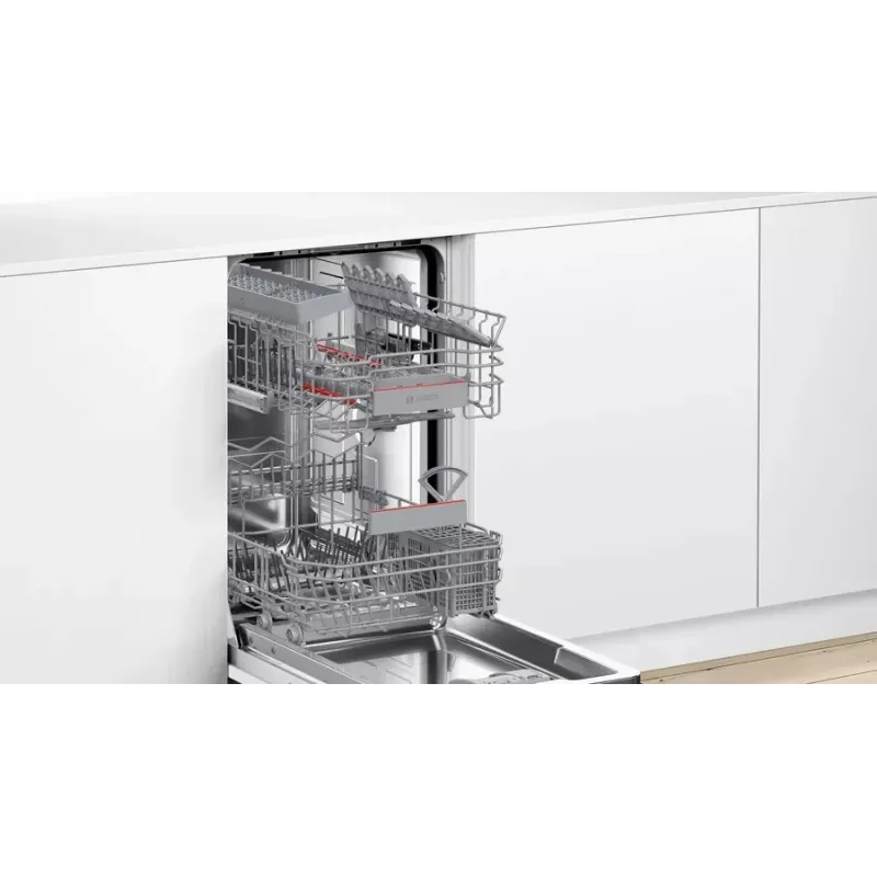 Kalusteisiin asennettava astianpesukone Bosch SPV4EKX24E, 9 astiastosarjaa, 44 dB