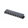 Extralink 8-porttinen PoE-injektori, 8x 100 Mb/s RJ45