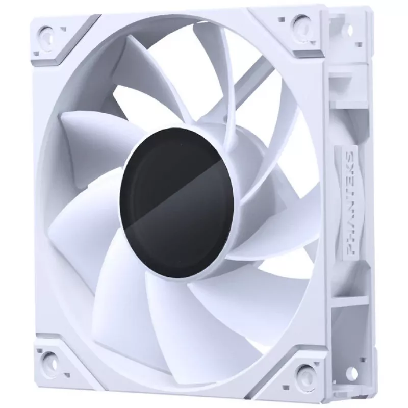 Phanteks M25 Gen2 PH-F120M25R_G2_DWT01 120 mm PWM D-RGB koteloinnin tuuletin käänteisillä lavoilla, valkoinen
