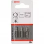 Bosch ruuvauskärki erittäin kova, 3 kpl, Torx, T15, teräs, T15, 25 mm