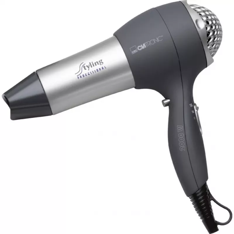 Hiustenkuivaaja Clatronic HTD 3055 2000W harmaa/hopea
