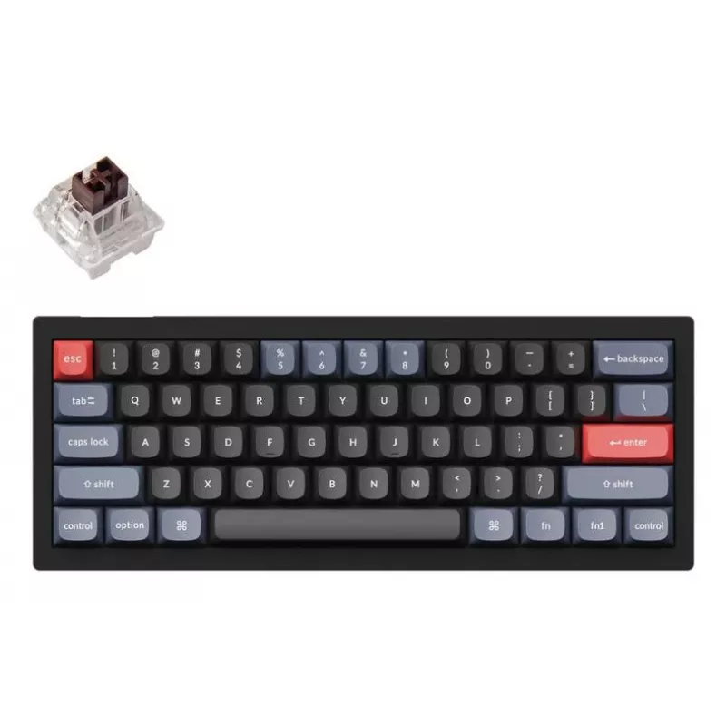 Näppäimistö Wrl V4 RGB/CARBON musta V4-B3 Keychron