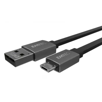Emtec T700B 1,2 m USB-kaapeli USB A Micro-USB B musta