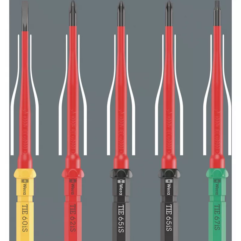 Wera Kraftform Kompakt VDE 16 Torque extra ohut -ruuvimeisselisarja (05006609001)
