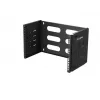 Seinäkiinnitteinen 19 tuuman kaappi LANBERG 6U, syvyys 497x400/240 mm, malli FB01-5406-10B
