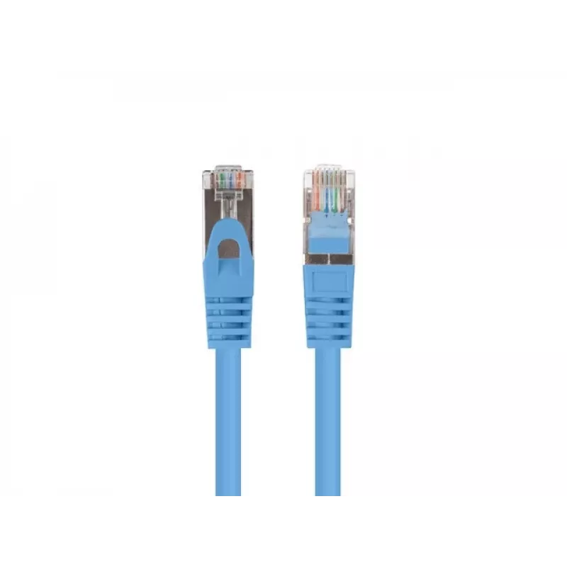 Lanberg PCF6-20CC-0150-B Cat6 F/UTP -kytkentäkaapeli 1,5 m, sininen, 10 kpl