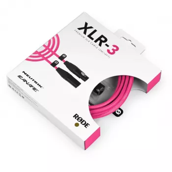 RØDE XLR3M-P -audiokaapeli 3 m XLR, pinkki