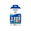 Alkuperäinen Epson EcoTank mustepullo 4 värin sarja — musta 127 ml, syaani/magenta/keltainen 210 ml (C13T03V64A)