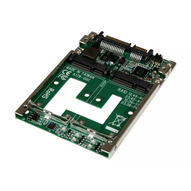 StarTech.com kahden mSATA SSD:n 2,5