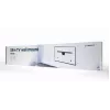 Gembird WM-S80F-01 ohut kiinteä television seinäteline 37–80" (2,03 m), VESA enintään 600x400, enintään 50 kg, musta
