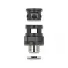 Putkiliitin DeLOCK 60455 M25 musta messinki muovi 2 kpl