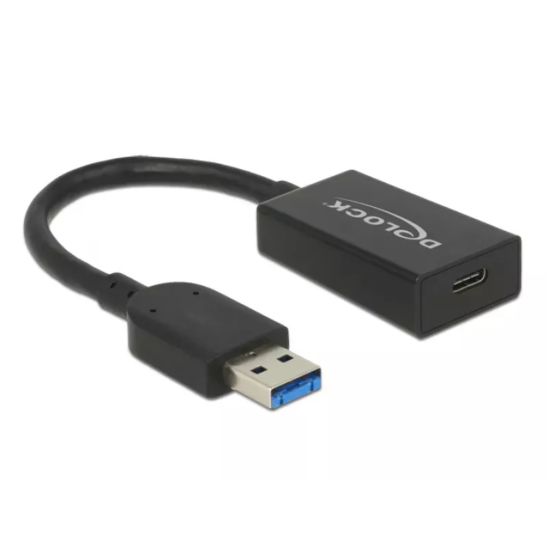USB-kaapeli DeLOCK 65698 USB 3.2 Gen 2 0,15 m USB A USB C musta