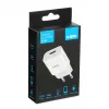 Virtalaturi iBOX C-41 USB 2A, 1 USB-portti, microUSB-kaapeli, valkoinen