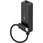 Goobay USB-C-Ethernet-sovitin musta – PC:n tai Apple MacBookin liittämiseen verkkoon (76579)