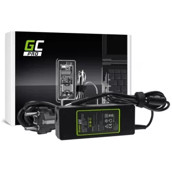 Virtalähde Green Cell AD15P 90W HP-kannettaville, 19V 4.74A, AC/DC, sisäkäyttöön, 1,2 m kaapeli, musta