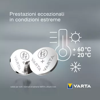 Varta 06032 kertakäyttöparisto CR2032 litium