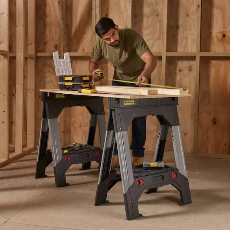 Stanley FatMax 1-92-980 työjakkarat, pari, kuormitus enintään 1135 kg, musta