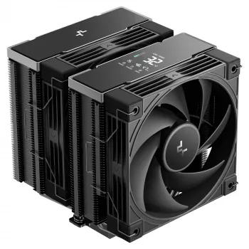 Ilmajäähdytin DeepCool AK620 G2 Digital NYX, 120 mm tuuletin, max. ilmanpaine 2,78 mmH2O, 144 × 127 × 159 mm, musta