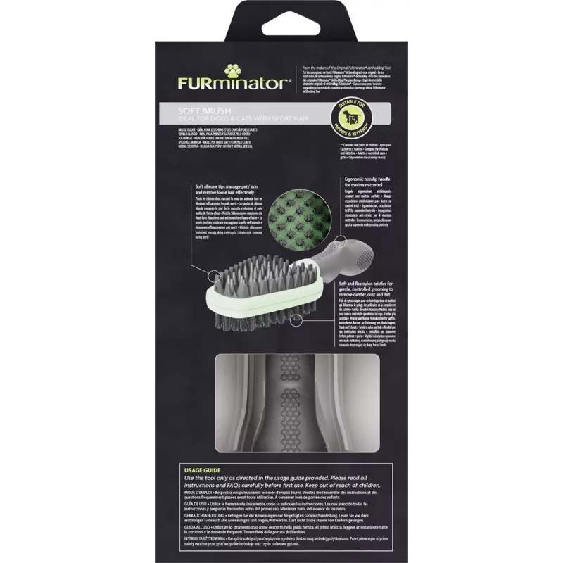 FURminator - kaksipuolinen harja pennuille ja kissanpennuille