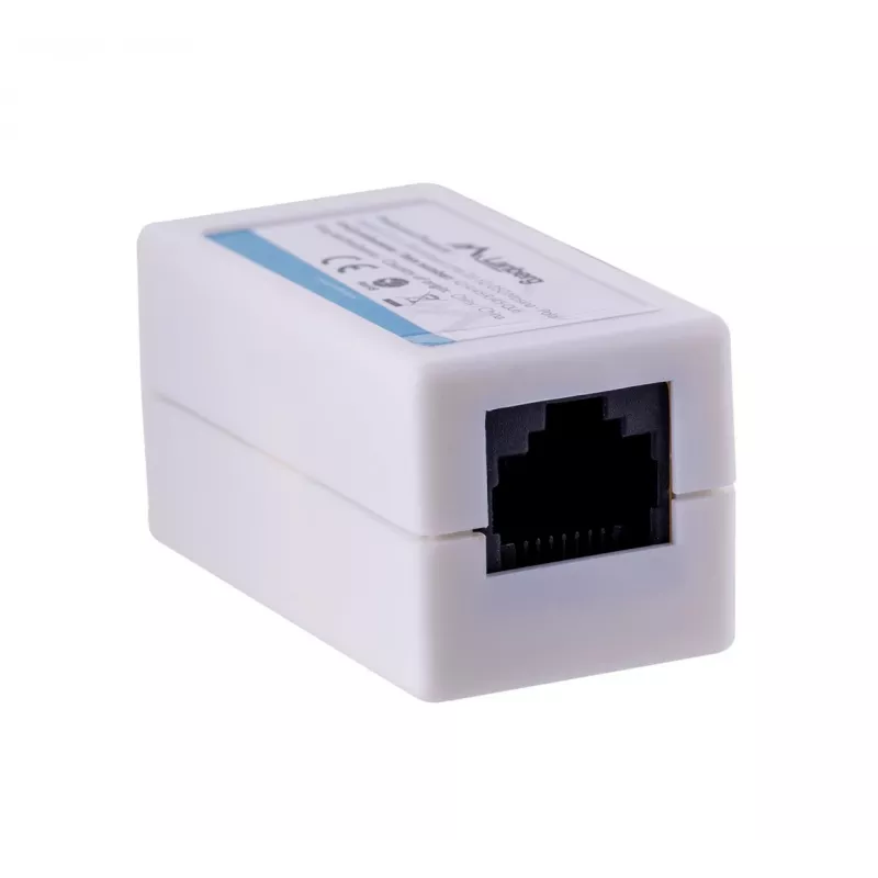 Lanberg AD-RJ45-RJ45-OU6 RJ45-jatkoliitin Cat.6 UTP, valkoinen