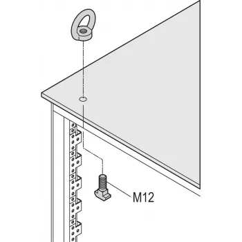 Schroff nostosilmukkasarja M12 (4 kpl/sarja) (23130072)