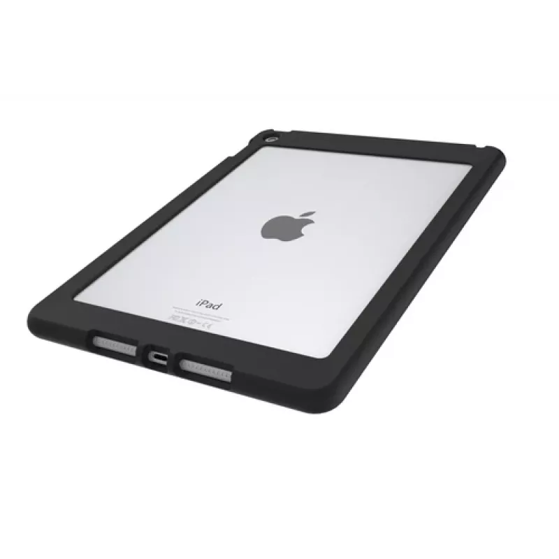 Compulocks iPad 10.2 inch / iPad Air 10.5 inch Rugged Edge Band -suojus tabletille - kestävä - kumi - musta - Apple 10.2 inch iPad (7