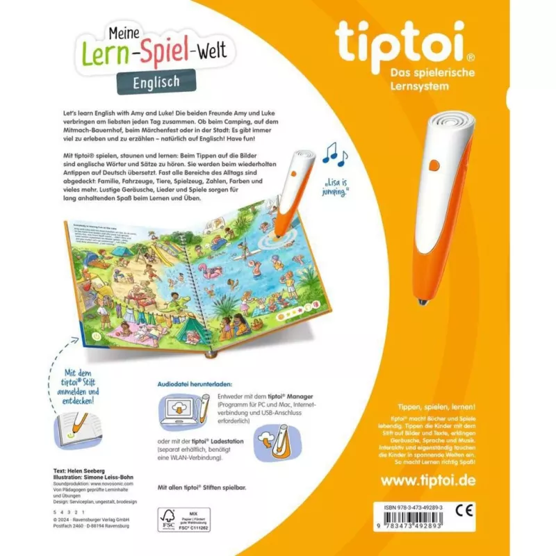 tiptoi Meine Lern-Spiel-Welt: Englisch, oppikirja