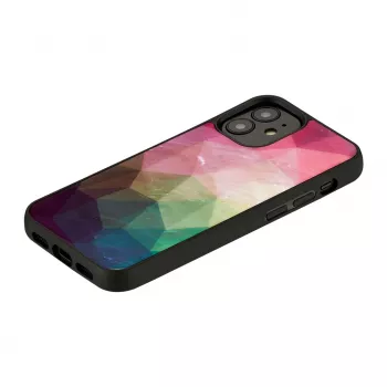 iKins suojakotelo Apple iPhone 12 minille – vesikukkamuotoilu, musta