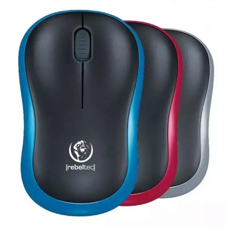 Langaton optinen hiiri Rebeltec METEOR sininen RBLMYS00048 USB