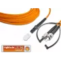 Lightwin korkealaatuinen duplex LWL-patchkaapeli, MM OM2, MTRJ - ST LWL-patchkaapeli (LDP-50 MTRJ-ST 2.0)