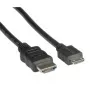 VALUE HDMI High Speed -kaapeli Ethernetillä, HDMI ST - Mini HDMI ST 2,0 m (11.99.5580)