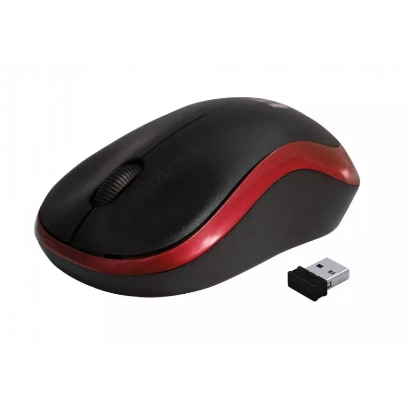 Langaton optinen hiiri Rebeltec METEOR punainen RBLMYS00049 USB