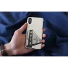 Puhelinkotelo man and wood iPhone X/XS, Handbrücken-design, musta