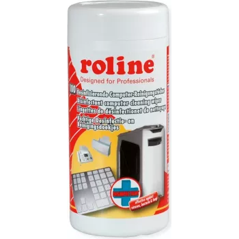 ROLINE desinfioivat tietokoneen puhdistusliinat, 100 kpl