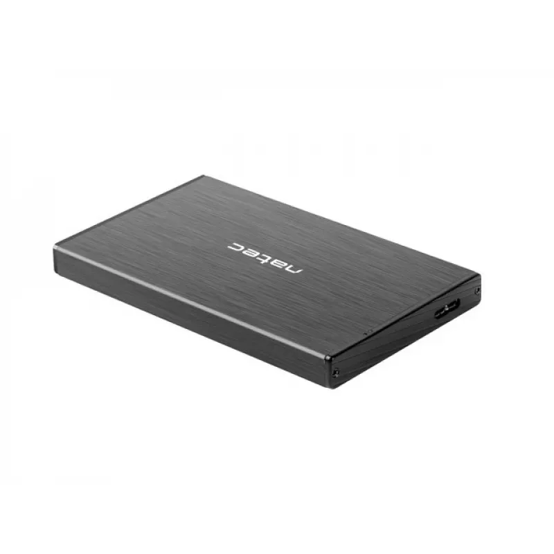 NATEC RHINO GO kotelo USB 3.0 2,5'' SATA HDD/SSD, musta alumiini
