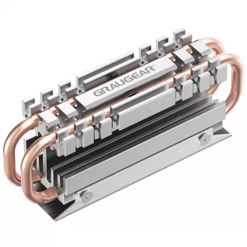 Jäähdytyssiili GRAUGEAR G-M2HS06 alumiini kupari M.2 NVMe SSD:lle