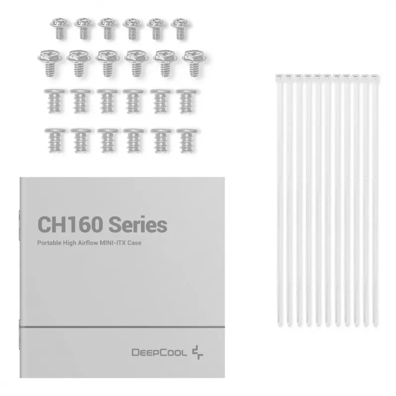 DeepCool CH160 WH Small Form Factor (SFF) valkoinen
