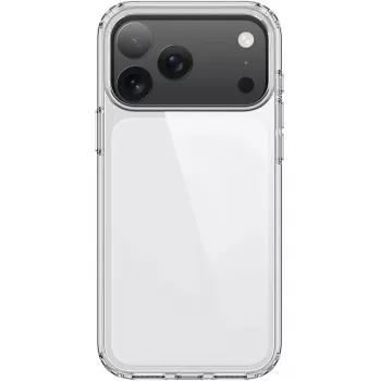 Nevox StyleShell SHOCKFlex kuori iPhone 17 Pro -puhelimelle, läpinäkyvä