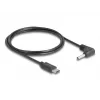 DeLOCK 85393 virtakaapeli musta 1,5 m USB-C 3,5 x 1,35 mm