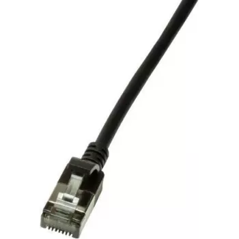 LogiLink ohut U/FTP-verkkokaapeli 3 m Cat6a U/FTP (STP) musta (CQ9063S)