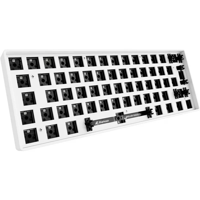 Sharkoon Skiller SGK50 S4 Barebone -näppäimistö pelikäyttöön USB valkoinen
